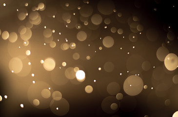 abstract brown golden background bokeh light effect