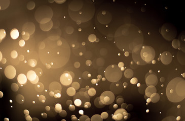 abstract brown golden background bokeh light effect