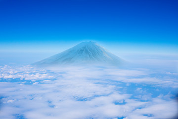Fuji mountain on cloud,Japan