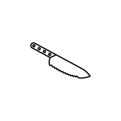 kitchen knife, utensil, sharp icon. Element of kitchen utensils icon for mobile concept and web apps. Detailed kitchen knife, utensil, sharp icon can be used for web and mobile