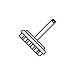 brush, cleaning tool, floor cleaning, mop icon. Element of kitchen utensils icon for mobile concept and web apps. Detailed brush, cleaning tool, floor cleaning, mop icon
