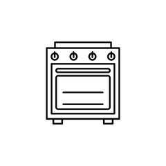 burner oven, cooking range, gas range & stove icon. Element of kitchen utensils icon for mobile concept and web apps. Detailed burner oven, cooking range, gas range & stove icon