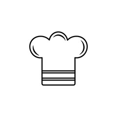 chef cap, chef hat, cuisine, uniform icon. Element of kitchen utensils icon for mobile concept and web apps. Detailed chef cap, chef hat, cuisine, uniform icon can be used for web