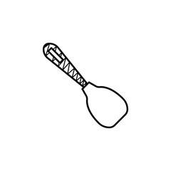 cooking spoon, slotted turner icon. Element of kitchen utensils icon for mobile concept and web apps. Detailed cooking spoon, slotted turner icon can be used for web and mobile