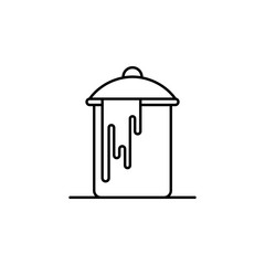 casserole, cookware,  cooking pot, saucepan icon. Element of kitchen utensils icon for mobile concept and web apps. Detailed casserole, cookware,  cooking pot, saucepan icon