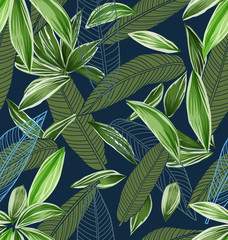 foliage seamless pattern 10
