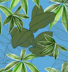 foliage seamless pattern 14