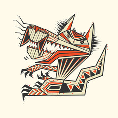 the dog zentangle tattoo