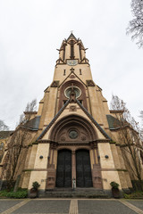 Fototapeta premium Old church tower