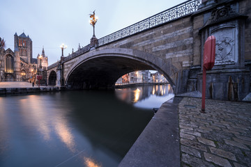 bridge in the heart of Ghent