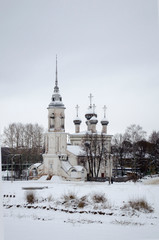View of the Church of the Presentation (Sreteniya) in Vologda Russia
