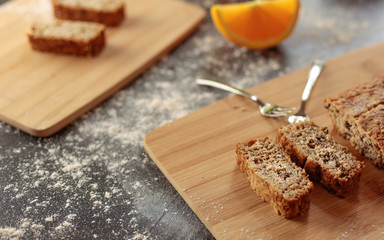 Vegan and Healthy  orange cake