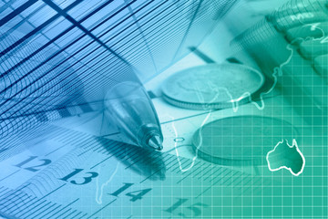 Obraz premium Business collage