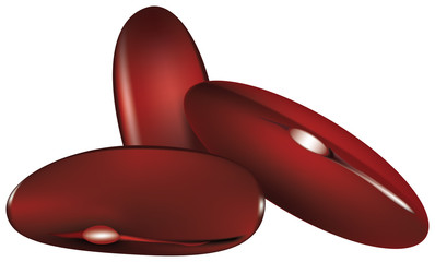 Dark red beans