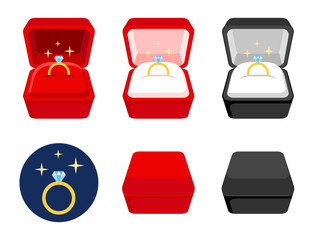 wedding ring box set