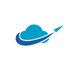 Paper Airplane Travel Logo Design Inspration