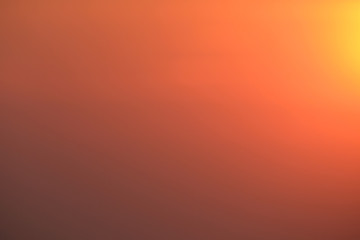  Orange red fiery sky and sunray in the top right corner background