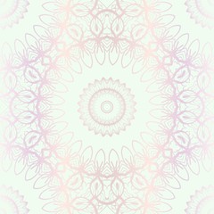 Design For Square Fashion Print. For Textile, fabric printa. Seamless Floral Pattern. Vector Illustration.