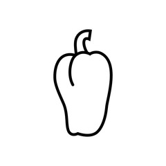 Bell pepper icon. Graphic elements for your design