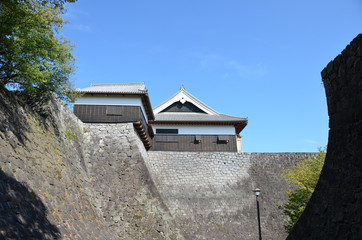Fototapeta na wymiar Kumamoto castle before the earthquake