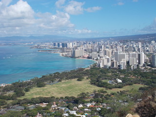 Naklejka premium ハワイ