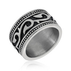 Fashion Male ring isolation white