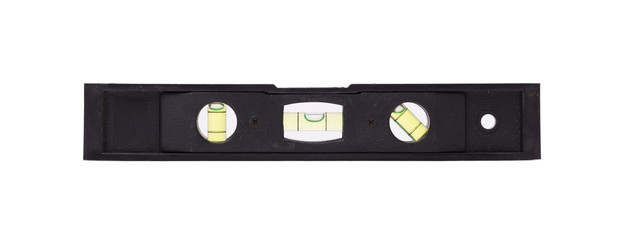 Spirit level tool isolated