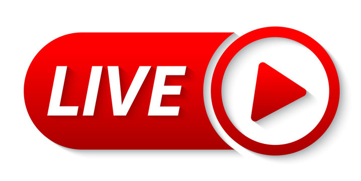Live  Streaming Lower Third. Video Banner Live From Social Media. YouTube Live Video Streaming.