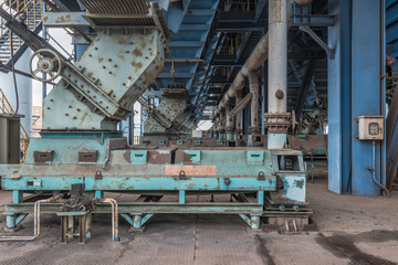 Fototapeta premium abandoned ore processing workshop
