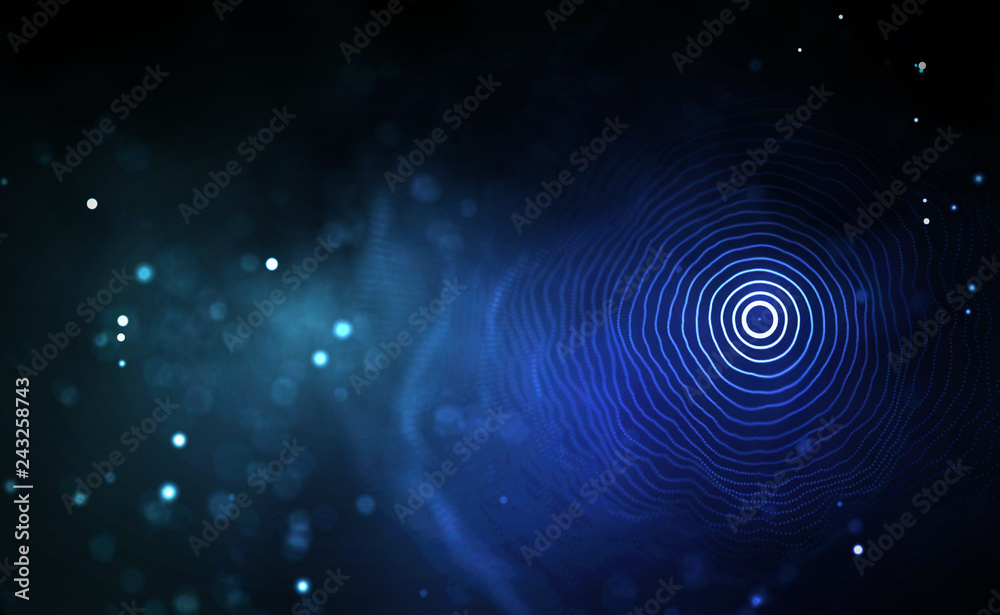 Poster blockchain technology background. cryptocurrency fintech block chain network and programming concept