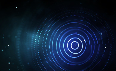 Blockchain technology background. Cryptocurrency fintech block chain network and programming concept. Abstract Segwit.