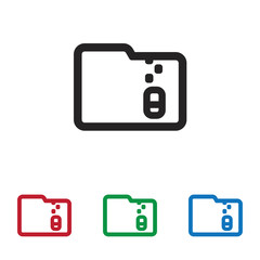 Folder vector icon