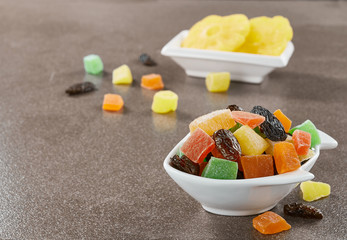 fruit salad on a plate