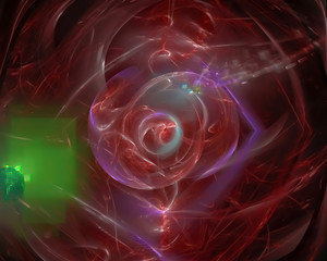 Naklejka premium abstract digital fractal, beautiful design, disco