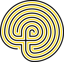 Obraz premium Shell, maze, 9