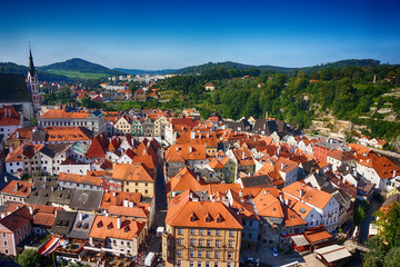 Cestky Krumlov city