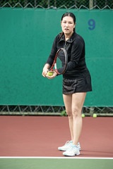 female tennis player.