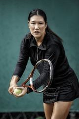 Tamarine Tanasugarn,a former professinal and world ranking (WTA) no.19 Thai female tennis player.