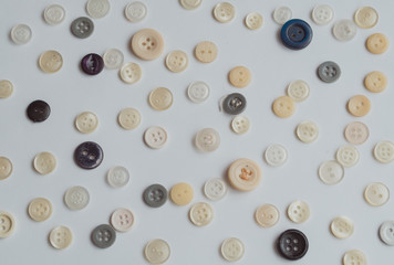 Buttons on the white background.