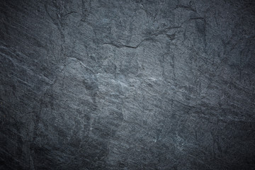 Dark grey and black slate background or texture
