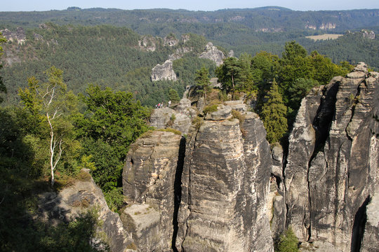 Saxon Switzerland, Elbe Sandstone Mountains, rock formation, Germany