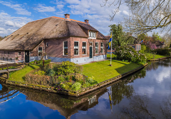 Obraz premium Typical dutch village Giethoorn in Netherlands