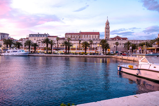 スプリットの夕暮れ