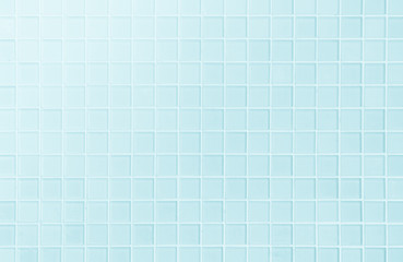 White or blue ceramic wall and floor tiles abstract background.