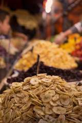 Bandejas de frutos secos con azúcar