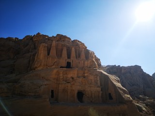 ancient building in petra