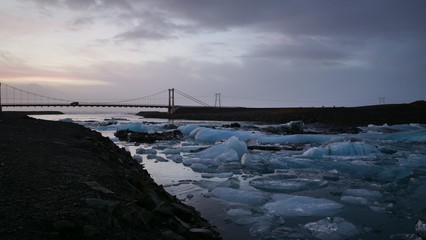 Reykjavic, glacier ice
