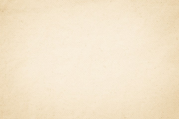 Vintage Cream abstract Hessian or sackcloth fabric or hemp sack texture background. Wallpaper of artistic wale linen canvas.