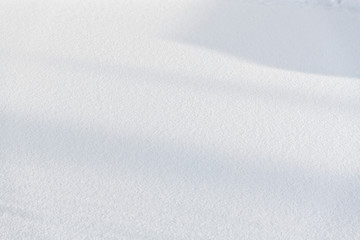 Abstract white fresh snow texture detail background