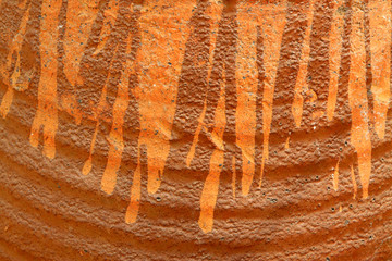 rough colored glaze texture